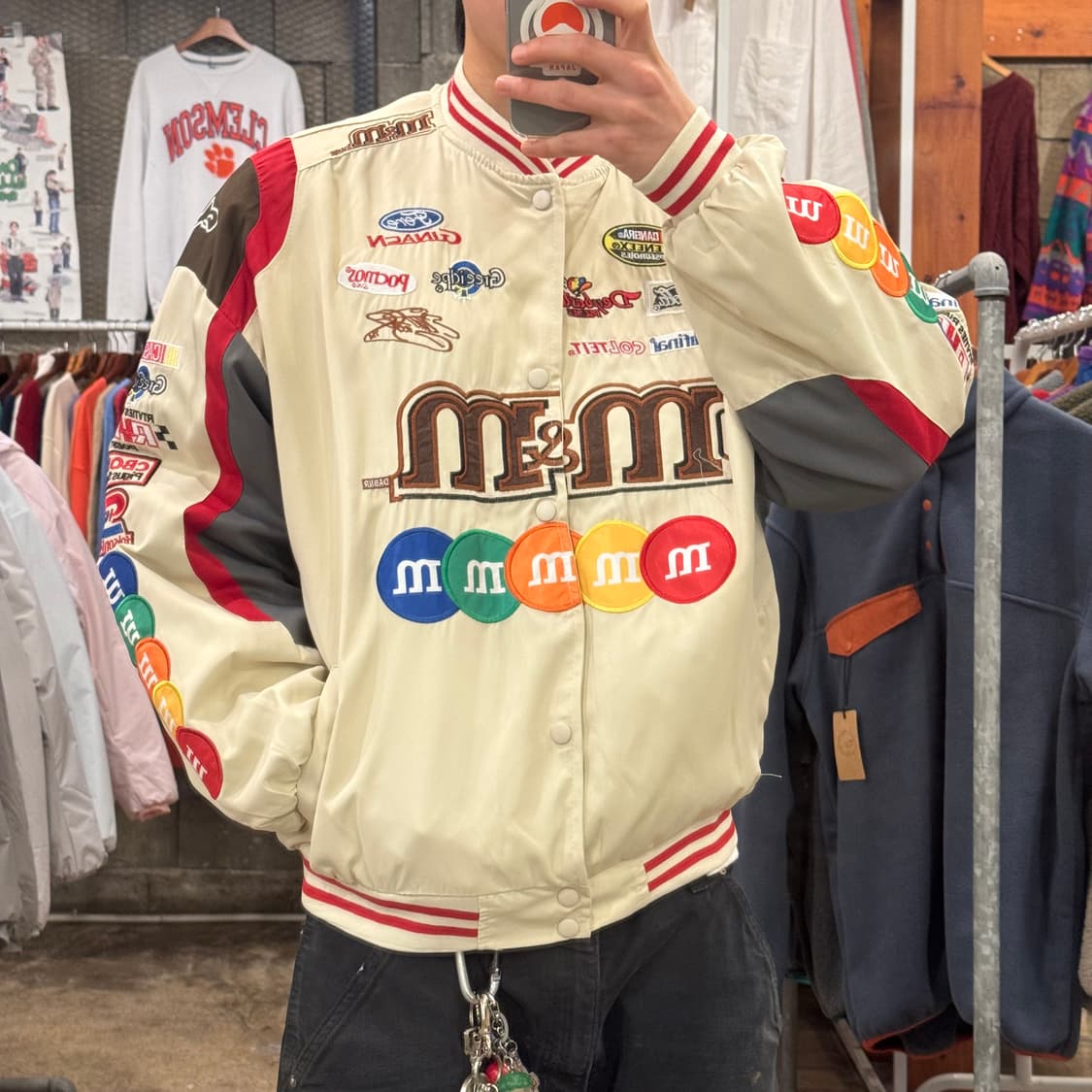 m&m 레이싱 바람막이 점퍼 상품이미지5