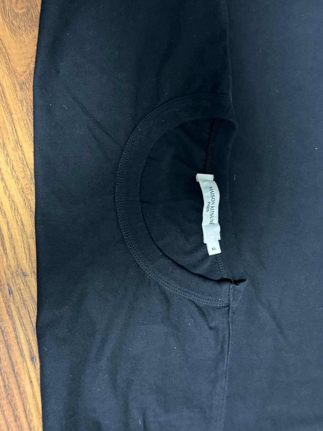 메종키츠네 반팔 블랙 XL 상품이미지4