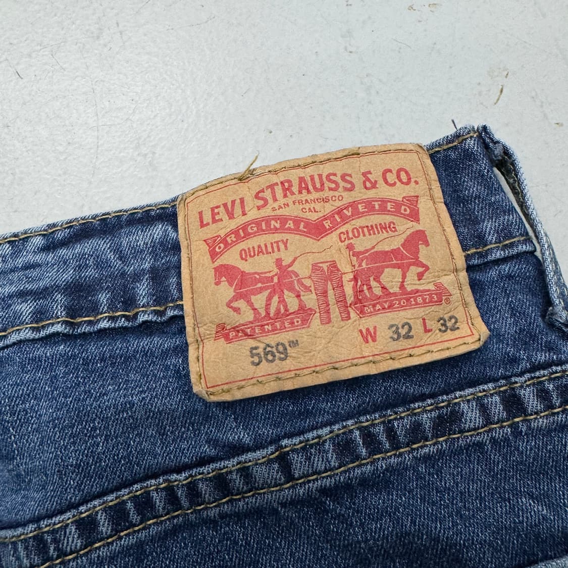 리바이스 569 새깅 워싱 스케이터 데님팬츠 상품이미지6