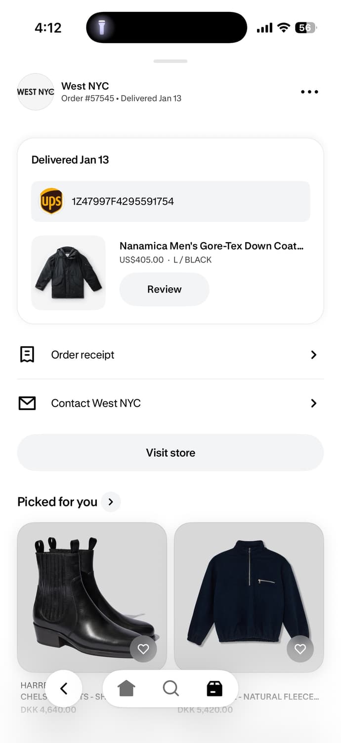 나나미카 24FW 고어텍스 다운 블랙 L 상품이미지6