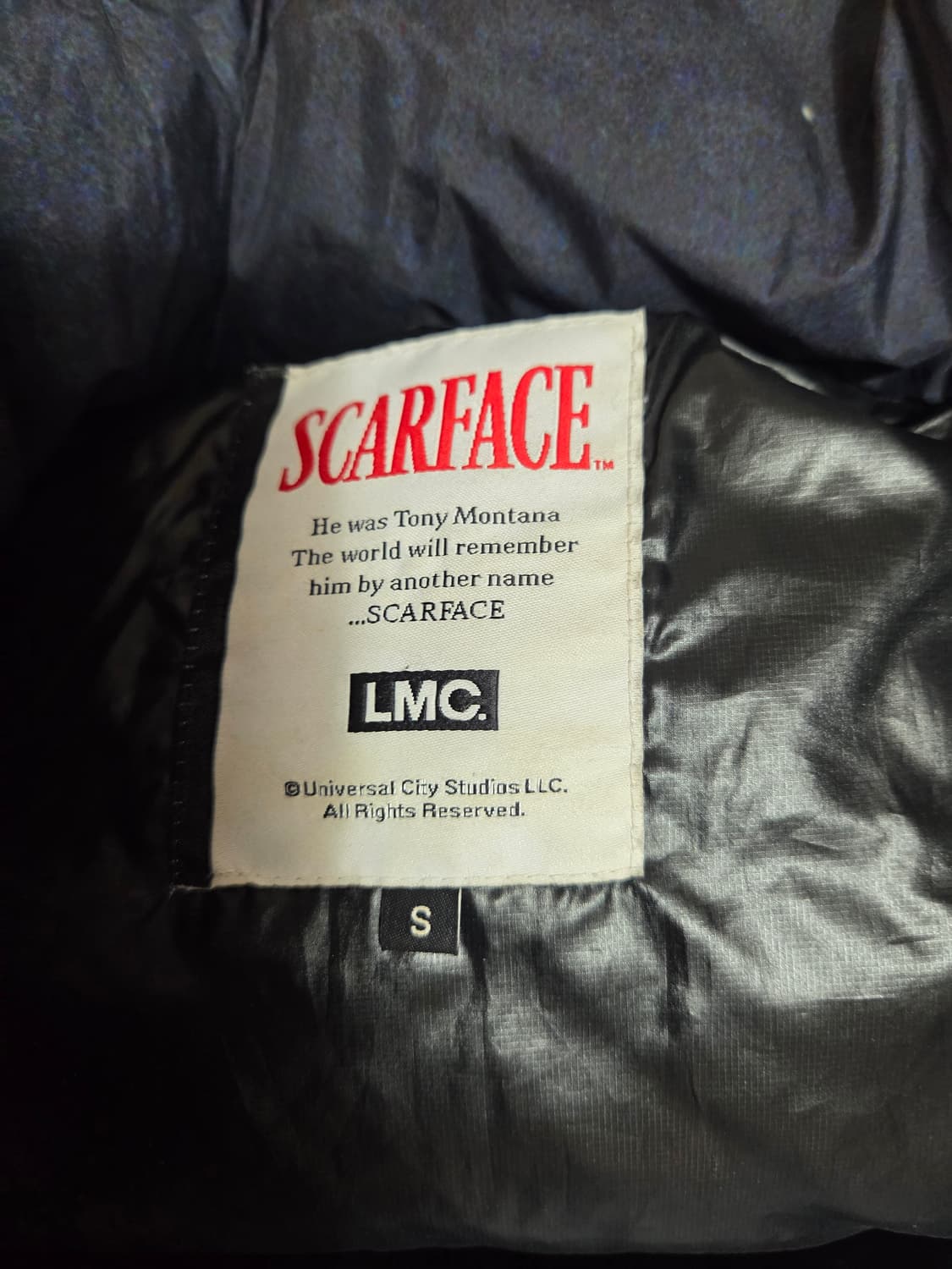 lmc x 스카페이스 패딩 s사이즈 상품이미지4