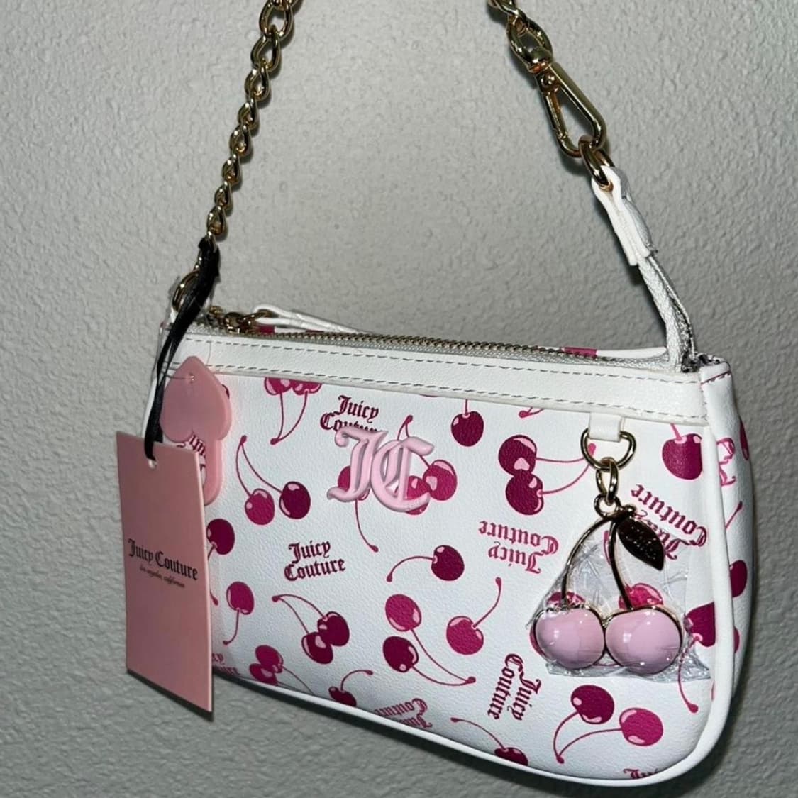 쥬시꾸뛰르 체리 참 미니백 상품이미지2