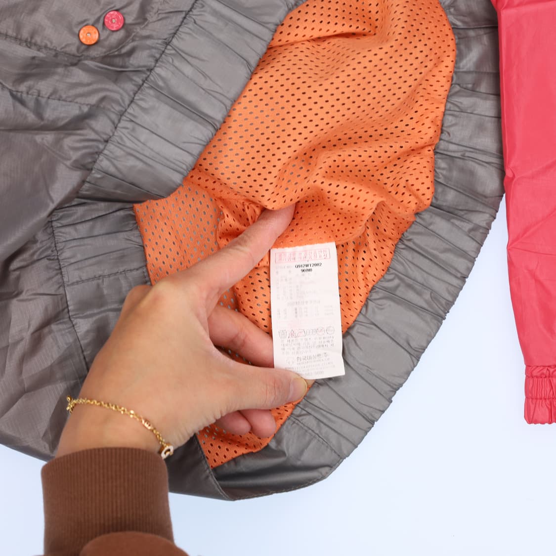 90M 르꼬끄 여성 바람막이 자켓 0121H1 상품이미지3