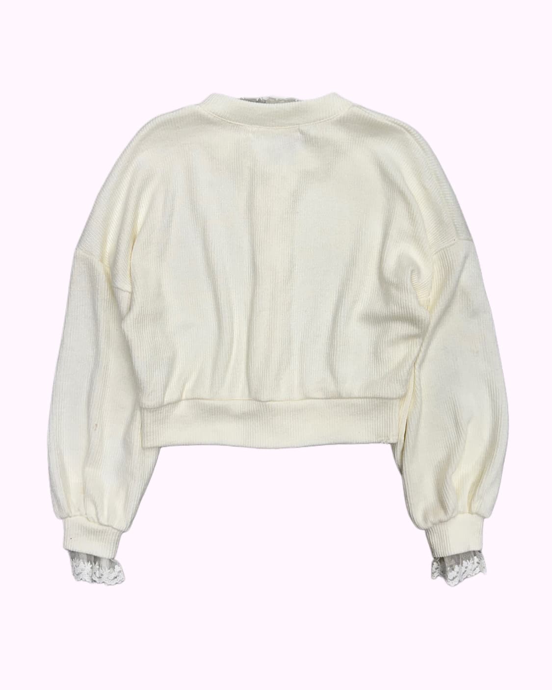 EMSEXCITE lace detail crop cardigan 상품이미지5