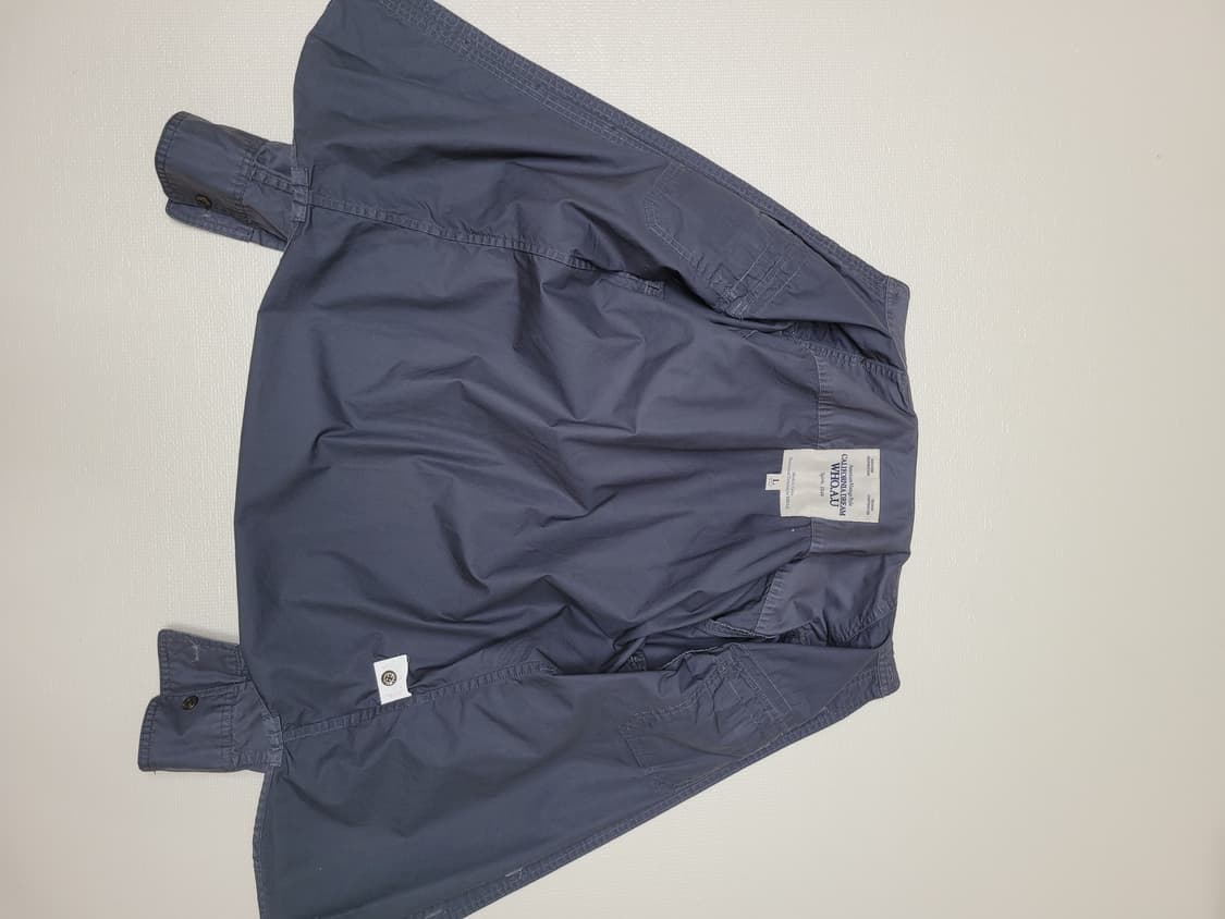 후아유 WHO.A.U 남자 야상형 셔츠 L 그레이 상품이미지8