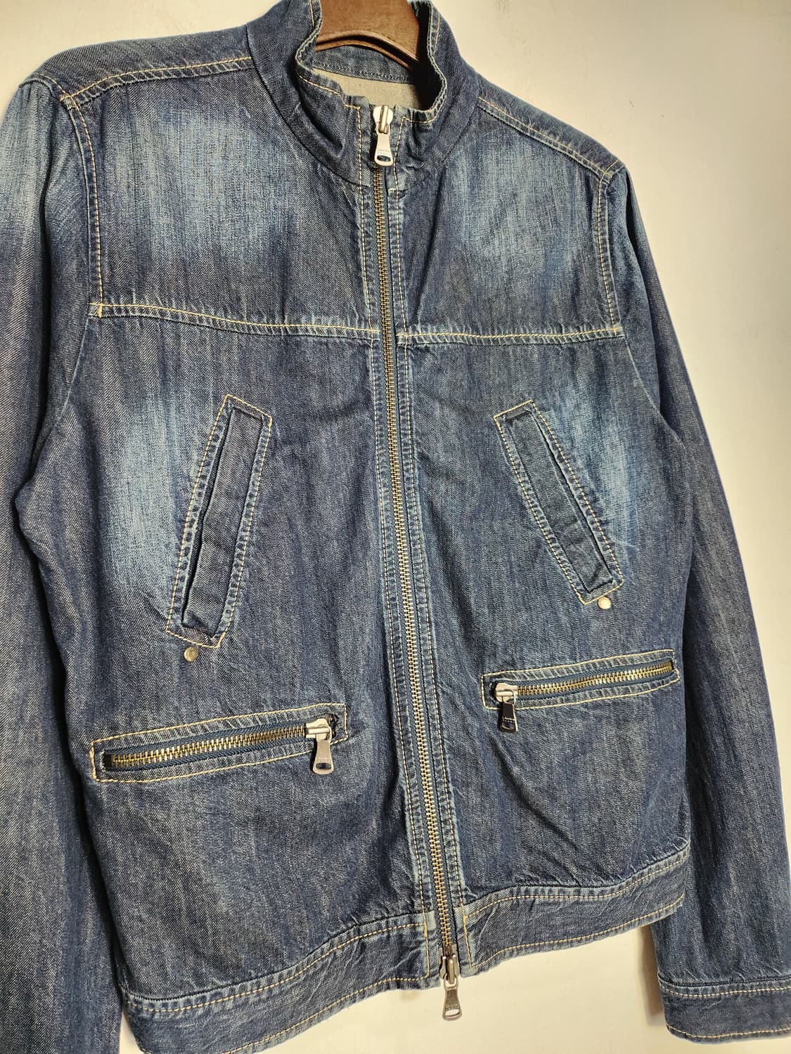 캘빈클라인 투웨이 데님 자켓 상품이미지2