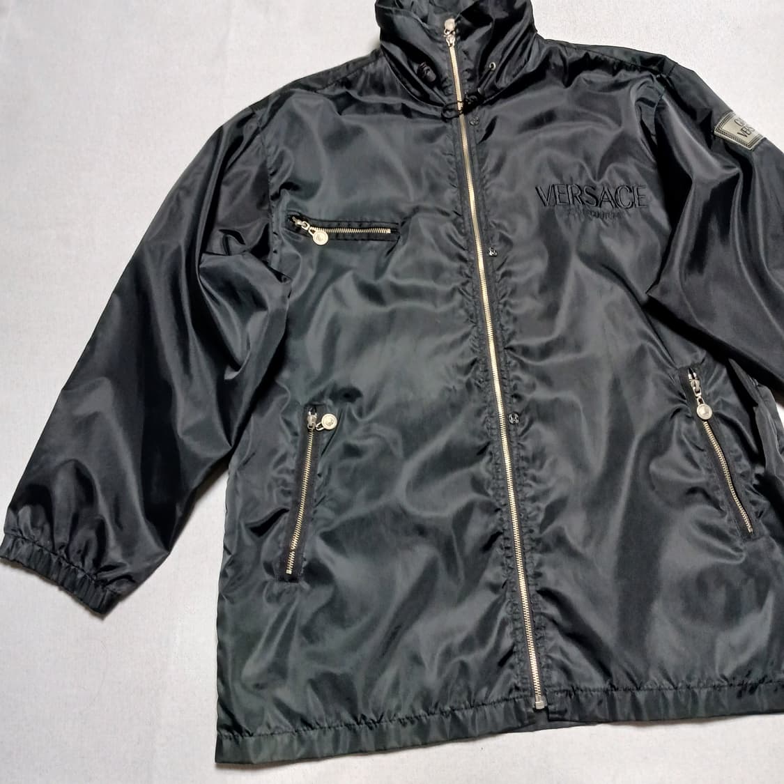 90s 베르사체 빅로고 빈티지 오버핏 자켓 올드스쿨 상품이미지6