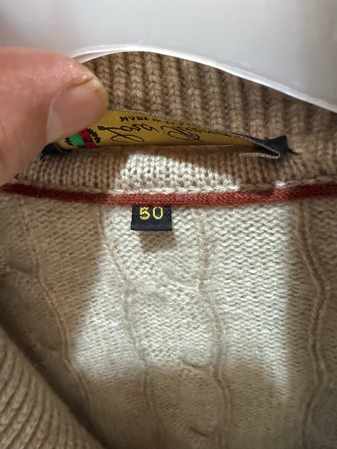 50/100 정품 로로피아나 캐시미어 가디건 팝니다 상품이미지3