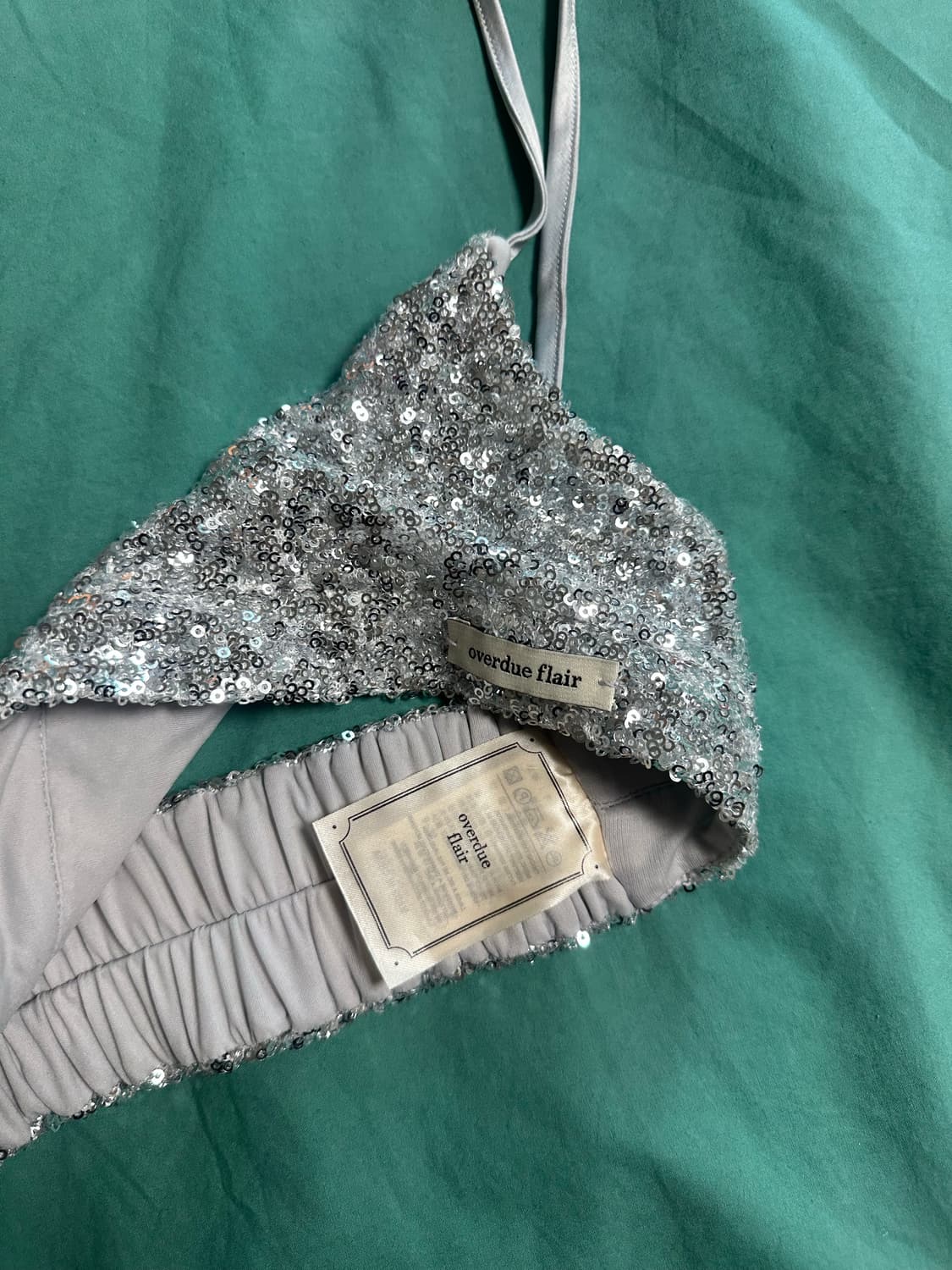 오버듀플레어 스팽글 뷔스티에 탑 (새상품) 상품이미지4