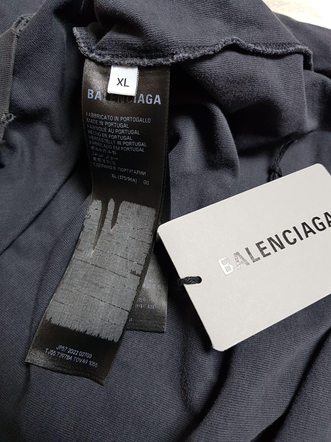 발렌시아가 테이프 반팔 티셔츠 상품이미지5