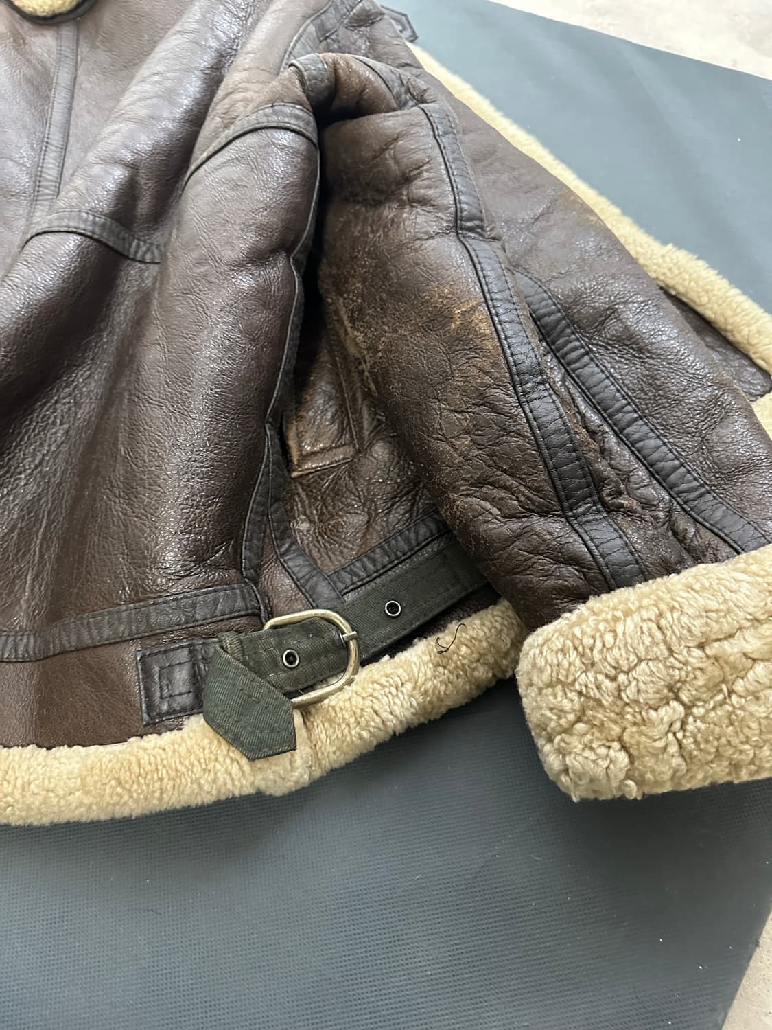 B-3 딥브라운 무스탕  상품이미지6