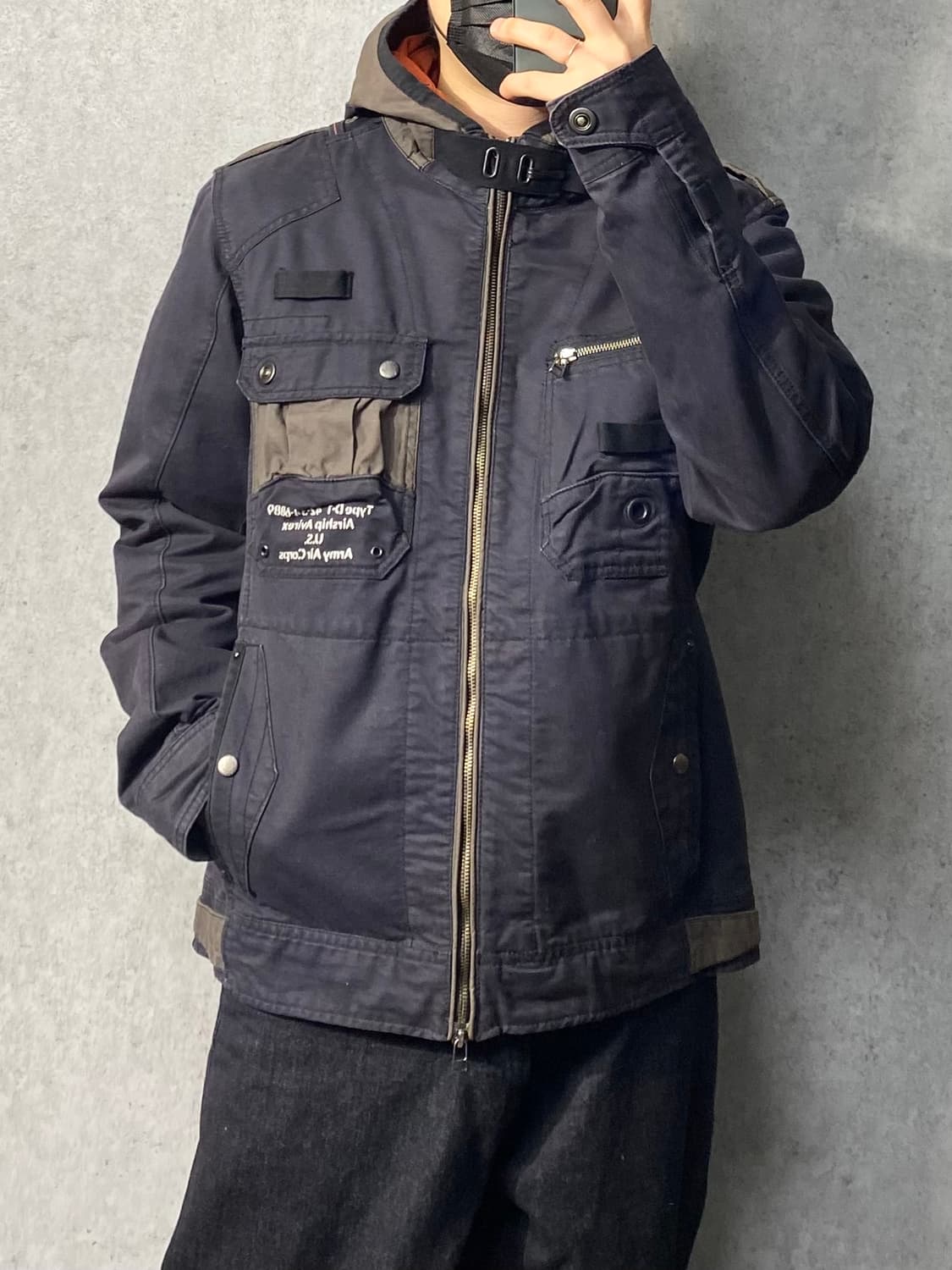 [XL] Avirex 아비렉스 유틸리티 카고 포켓 후드 자켓 상품이미지10