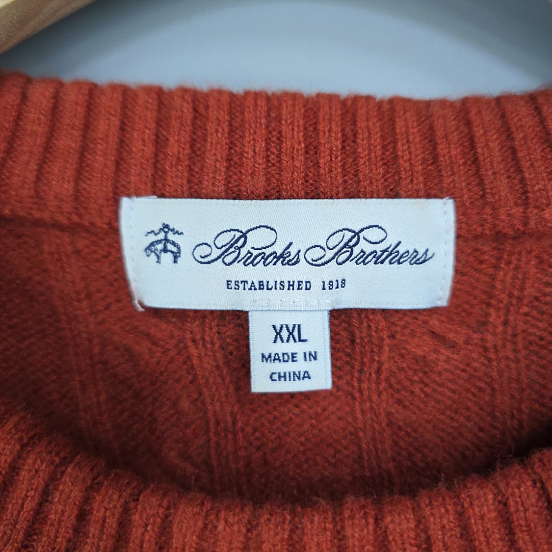 브룩스브라더스 케이블 울니트 XXL 상품이미지5