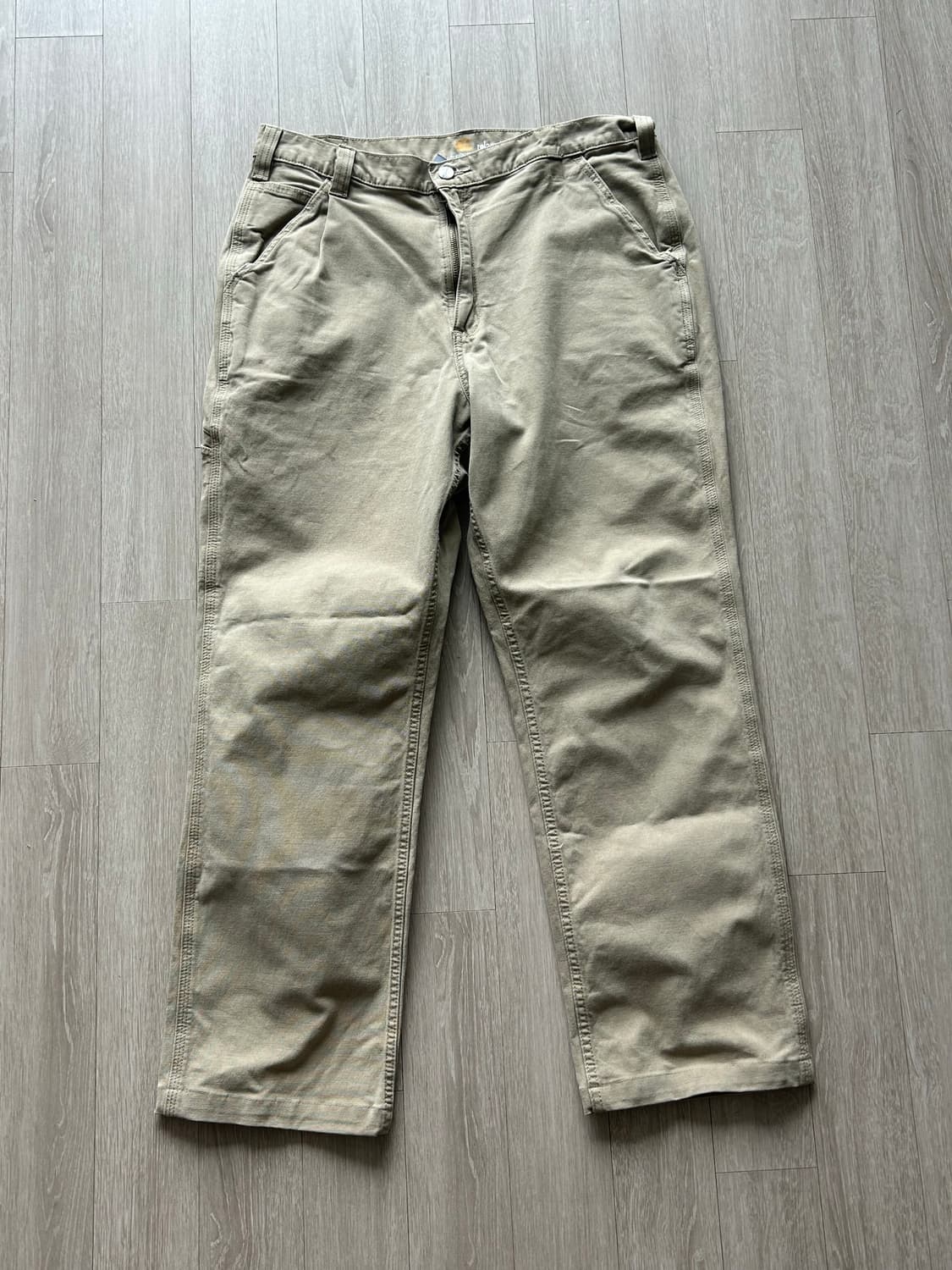 Carhartt 칼하트 워크팬츠 다크카키 릴렉스핏 상품이미지3