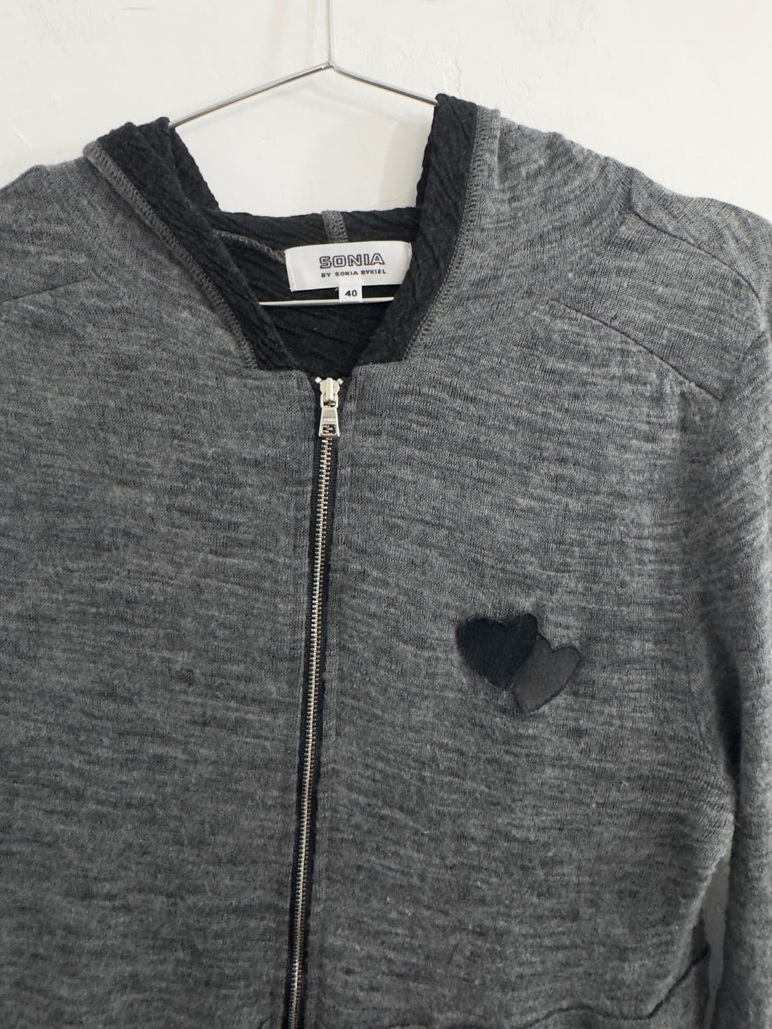 sonia rykiel knit hood zipup 상품이미지4