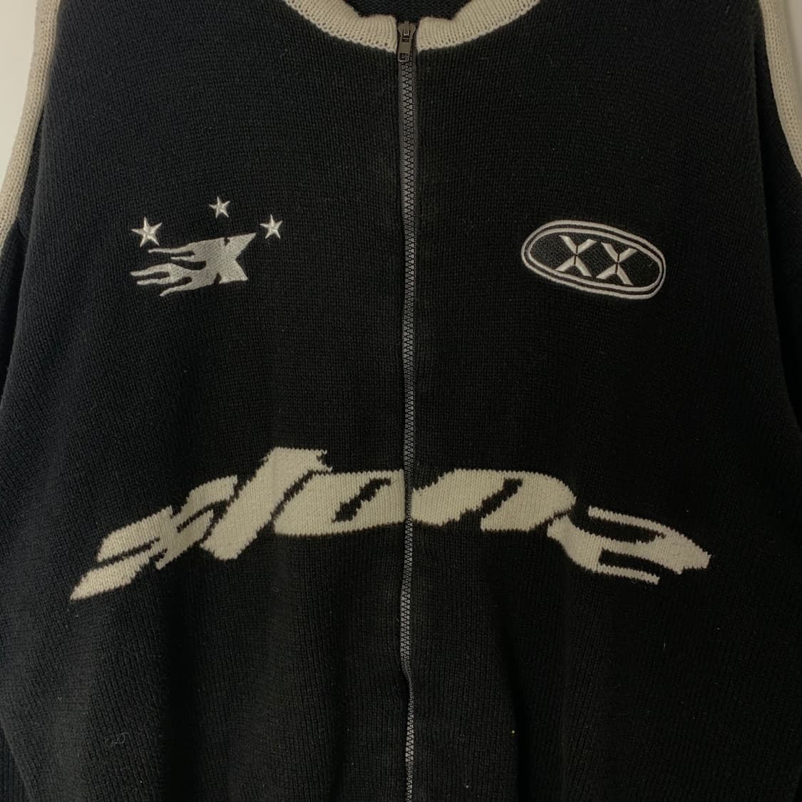 엑스톤즈 스포티 라운드 니트집업 상품이미지3