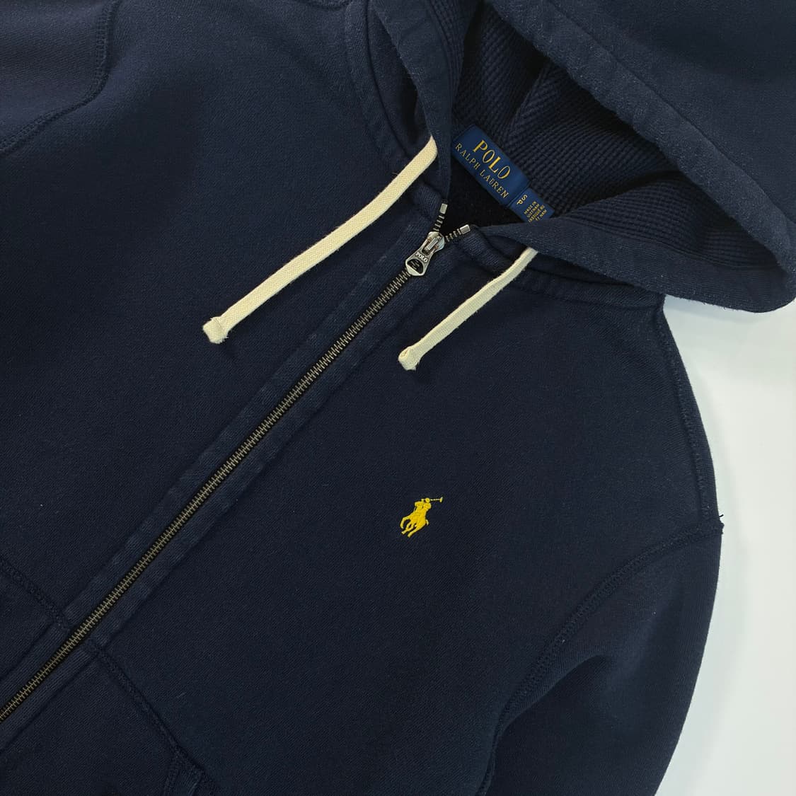 Polo  폴로 랄프로렌 자수 네이비 써멀 후드집업  상품이미지3