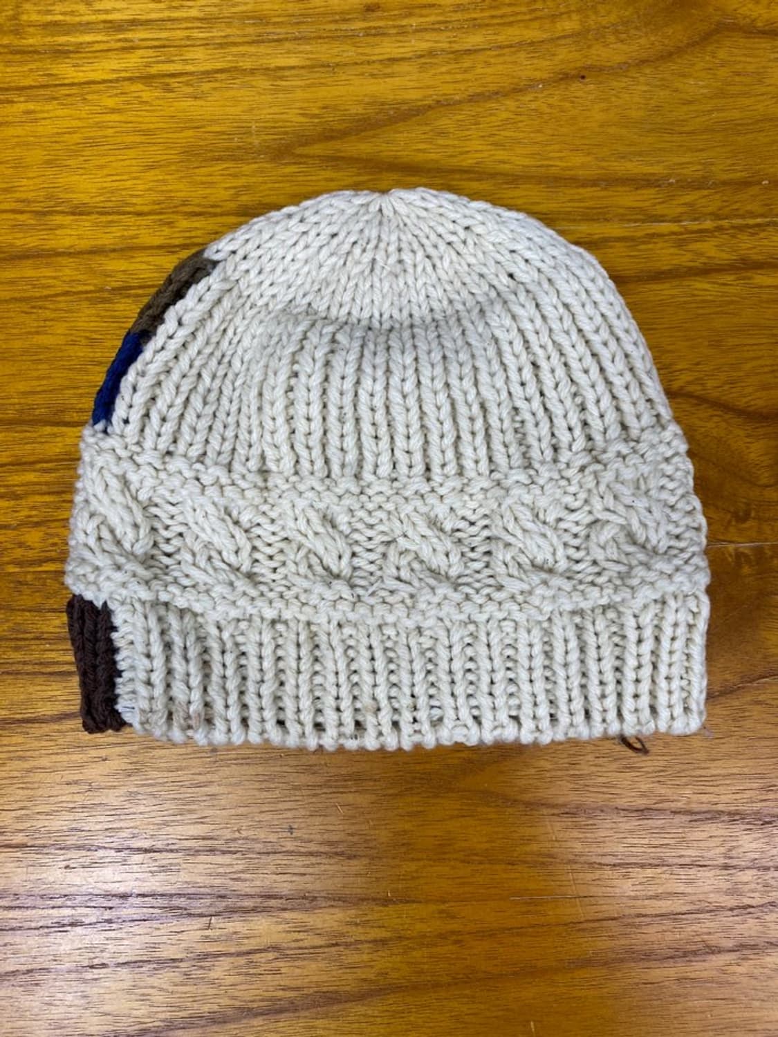 빈티지 컬러블럭 비니 상품이미지2