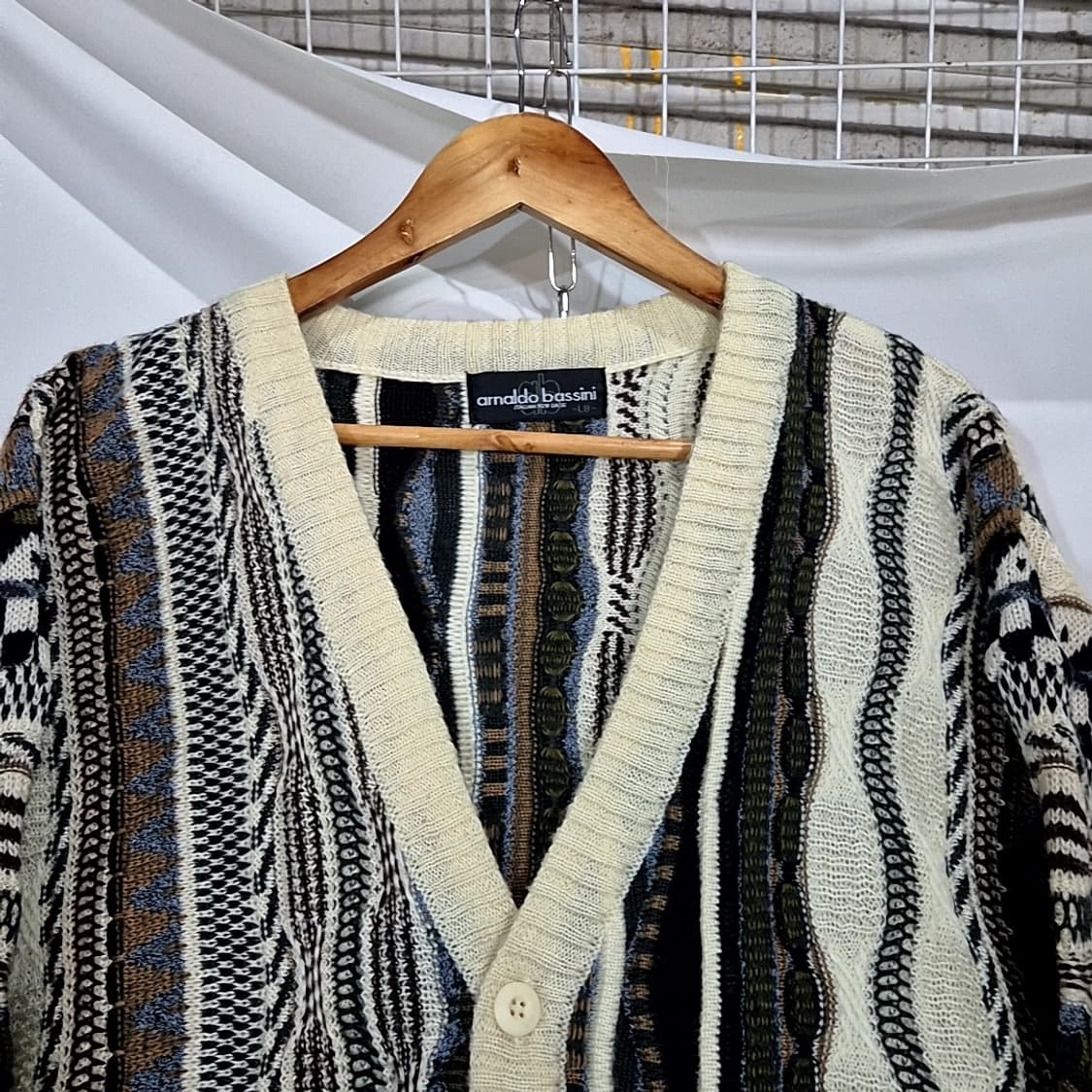 아놀드바시니 케이블 패턴 가디건 상품이미지2