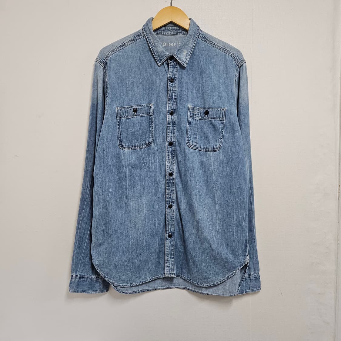 Gap 빈티지 워싱 데님셔츠 M 95-100 상품이미지2