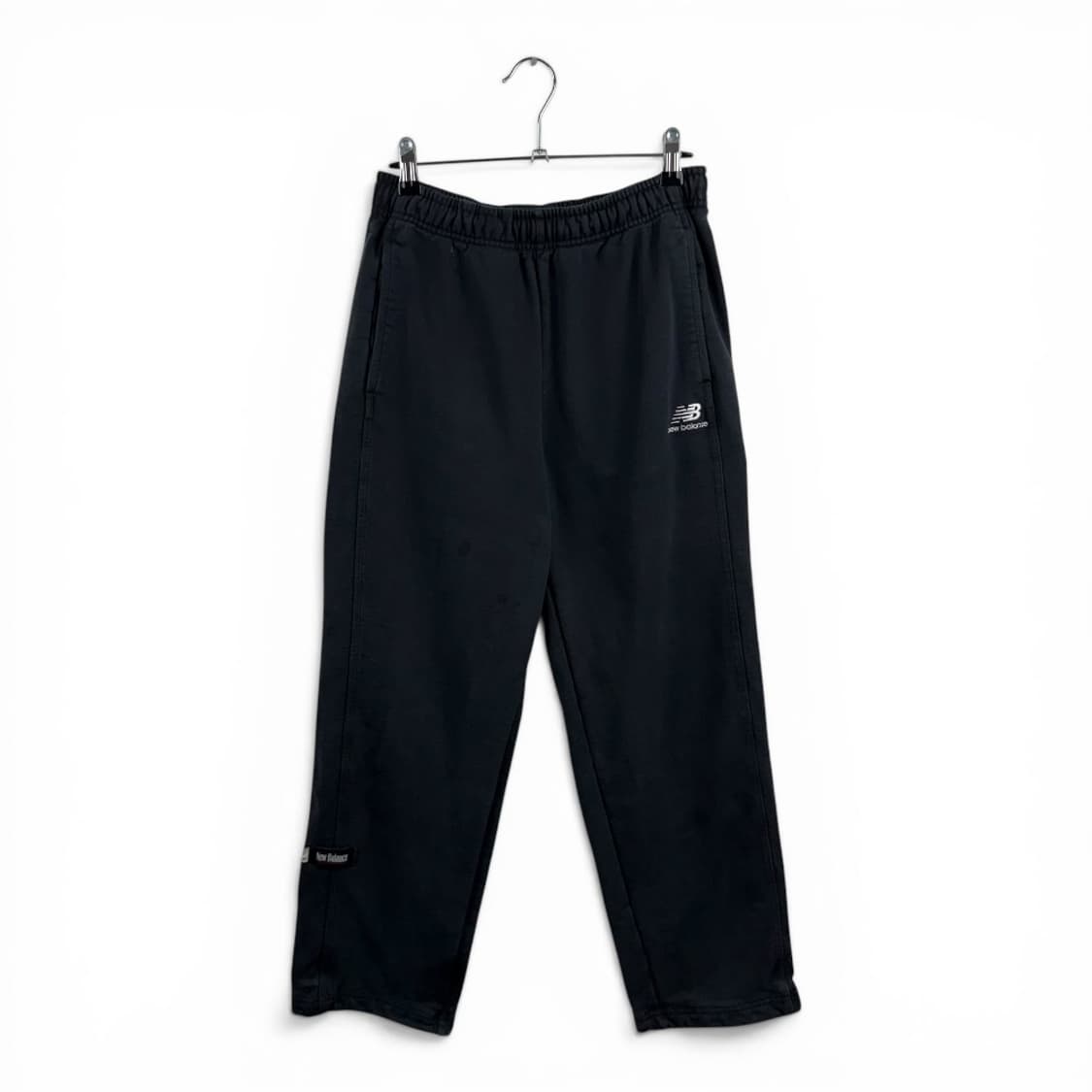 (80) 뉴발란스 스웻 스트레이트 팬츠 블랙 상품이미지1