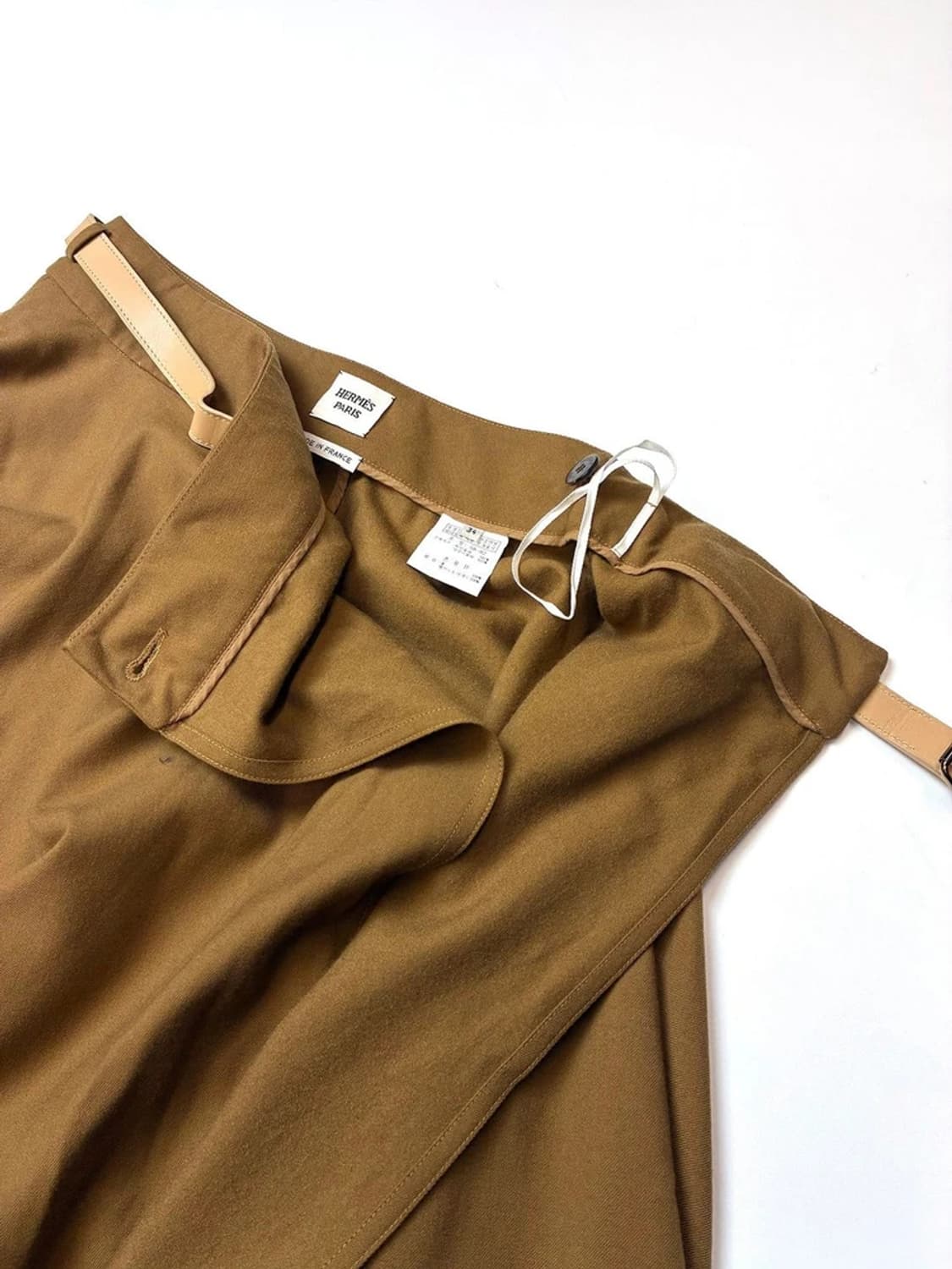 에르메스 명품 100% 울 언발 플리츠 스커트 PN5725    상품이미지3