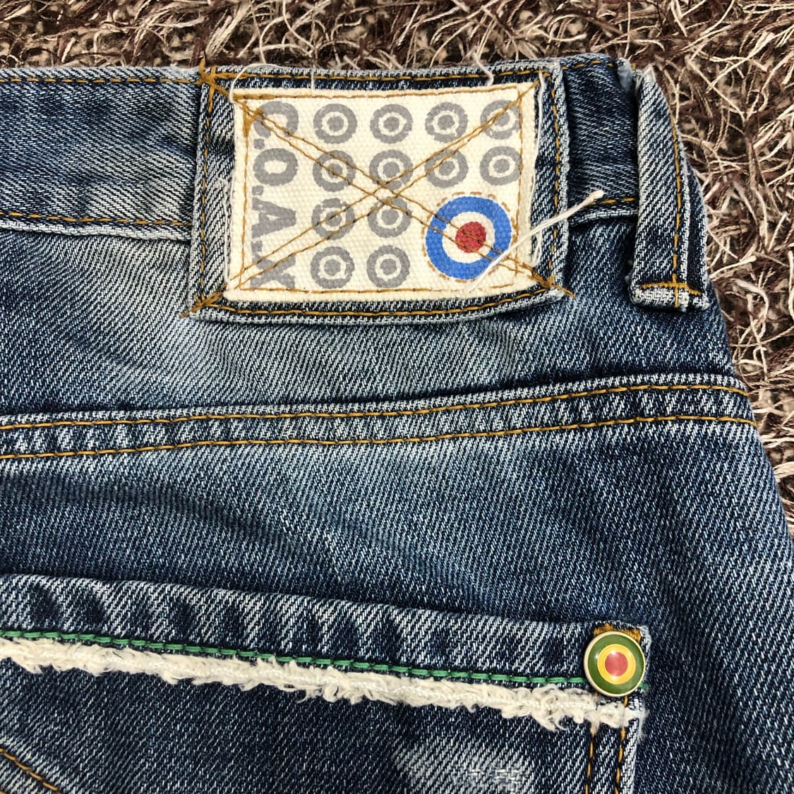 COAX 빈티지 워시드 디스 데님 팬츠 상품이미지8