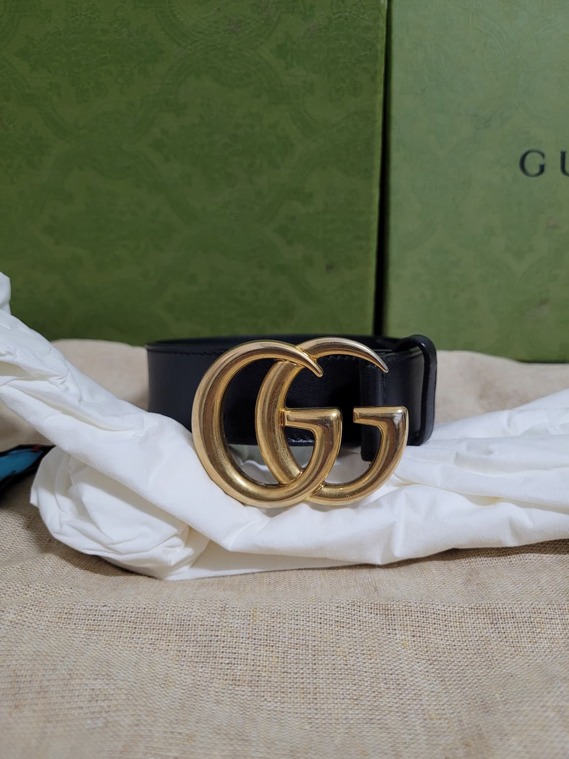 구찌 마몬트 GG 금장 벨트 상품이미지1