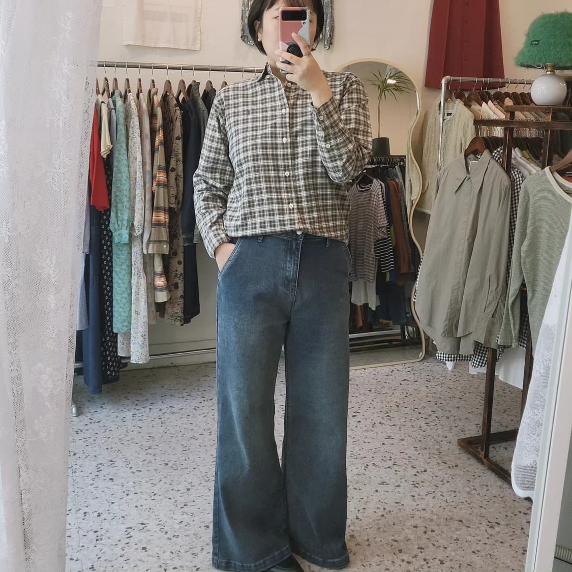 랄프로렌 체크 면셔츠 상품이미지2