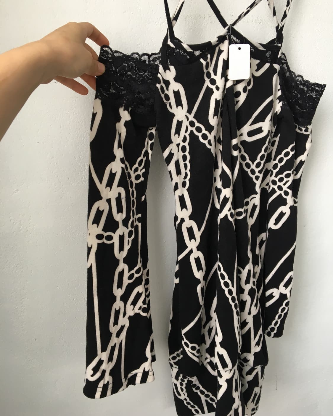Chain pattern knit onepiece 상품이미지4