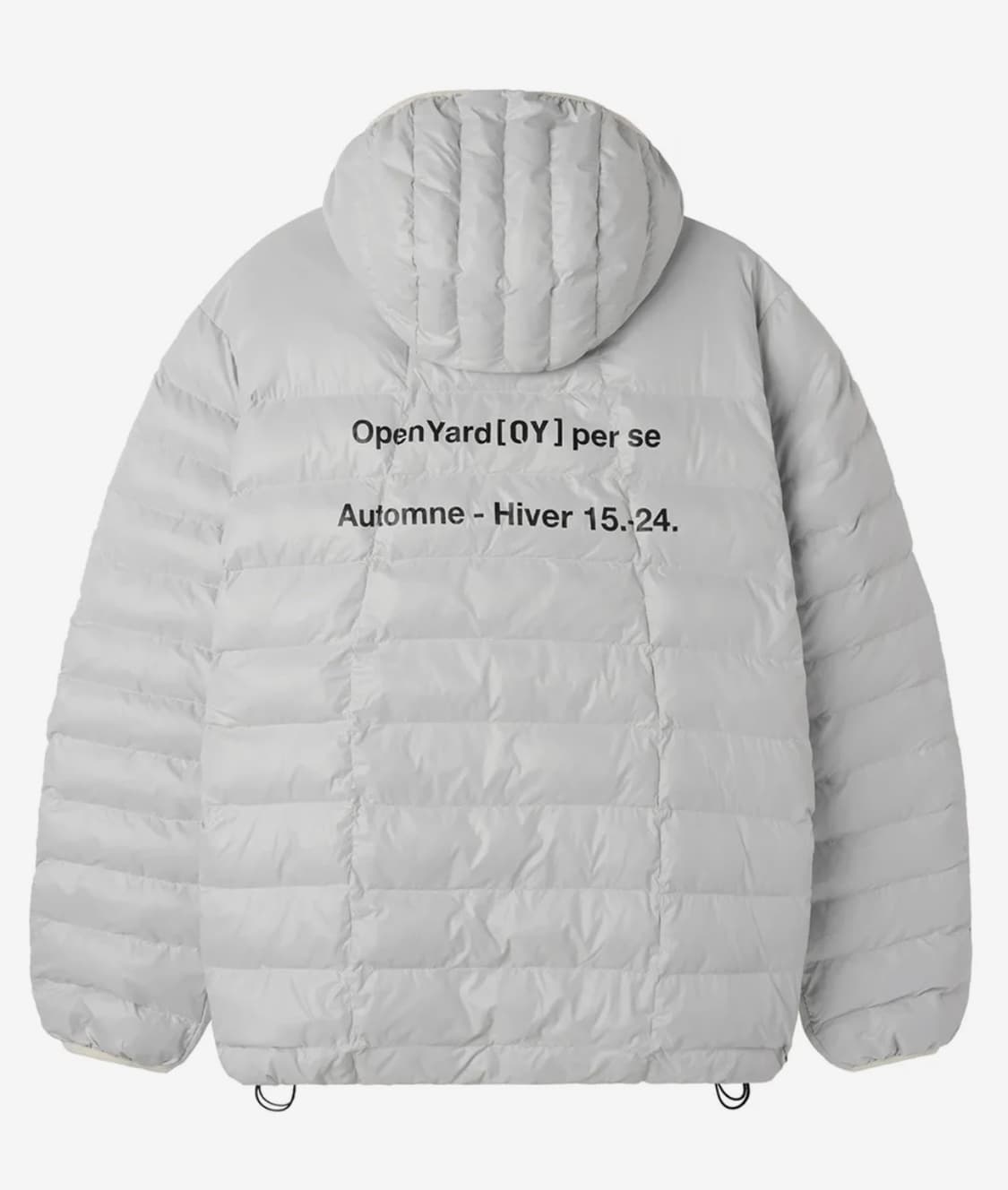 CURVED ZIPPER LIGHTWEIGHT PUFFER JACKET 상품이미지1