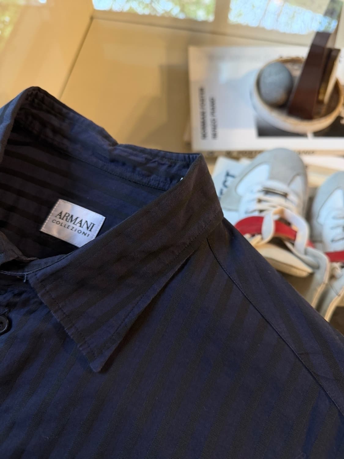 아르마니 꼴레지오니 드레스 셔츠 슬림100 상품이미지5