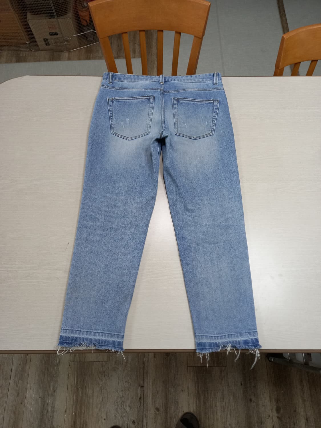 30 REAKER 데미지워싱 스판 테이퍼드 리페어진 30-244 상품이미지2