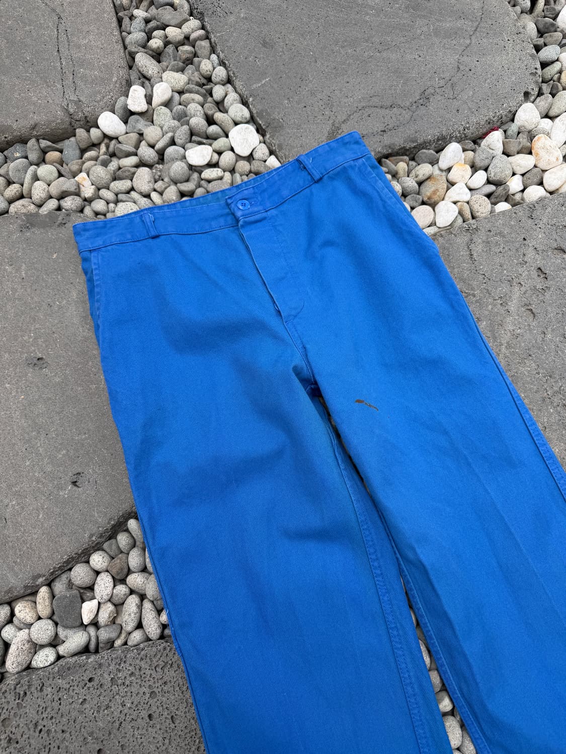 1990s WASHED BLUE FRENCH 빈티지 프렌치워크팬츠 상품이미지5