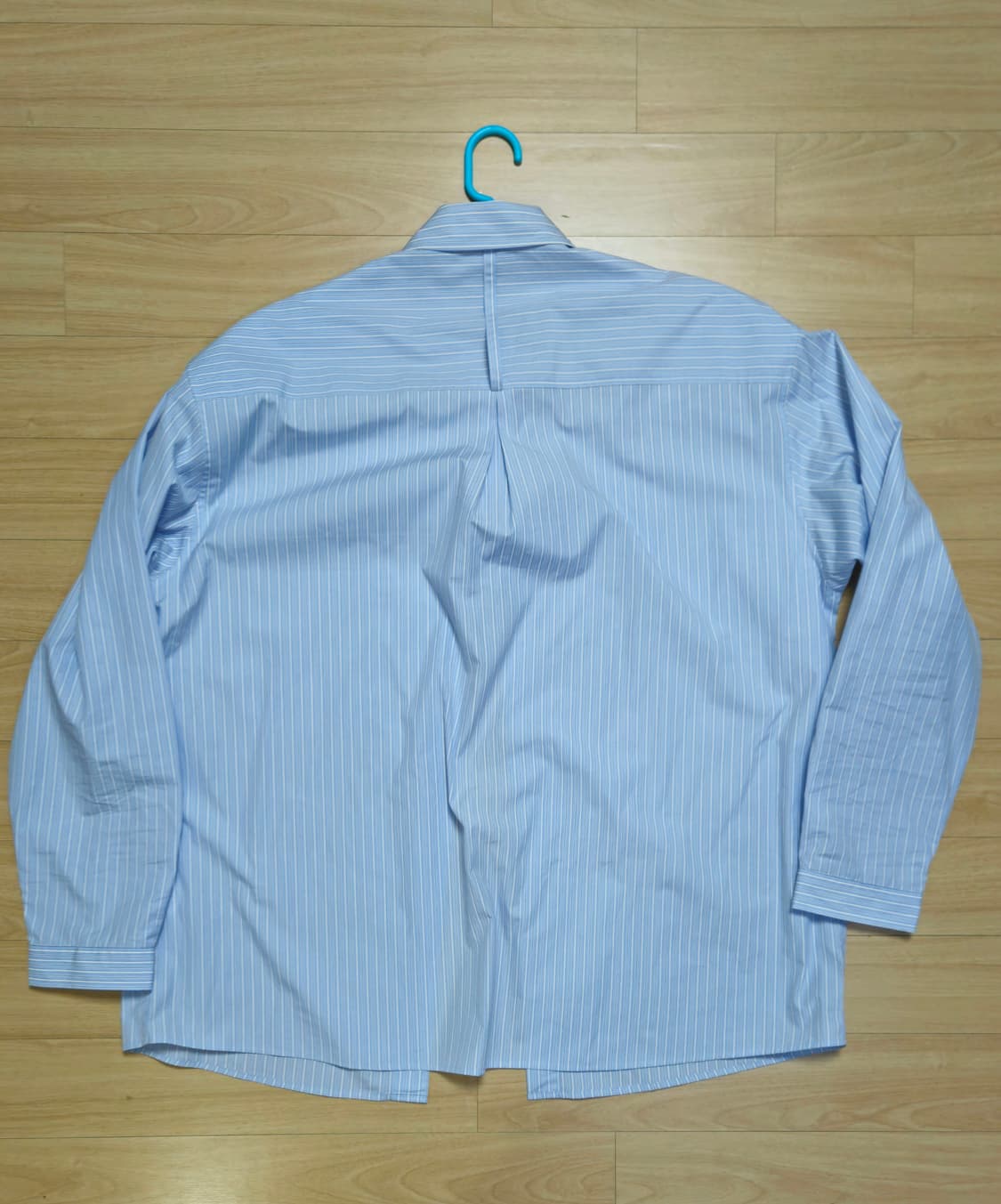 유스 블루 스트라이프 셔츠 L 상품이미지2