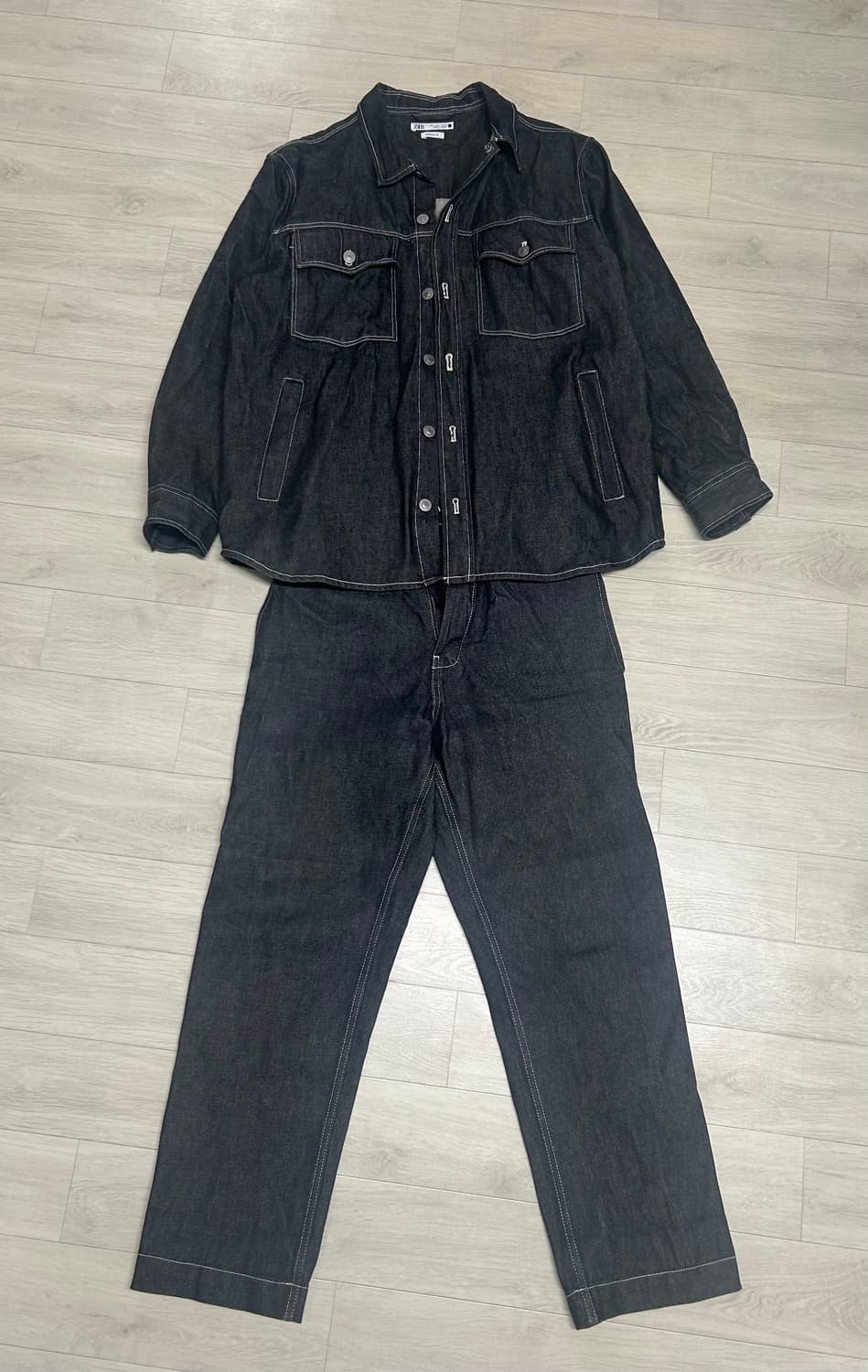 자라 Zara 데님 셋업 상품이미지1