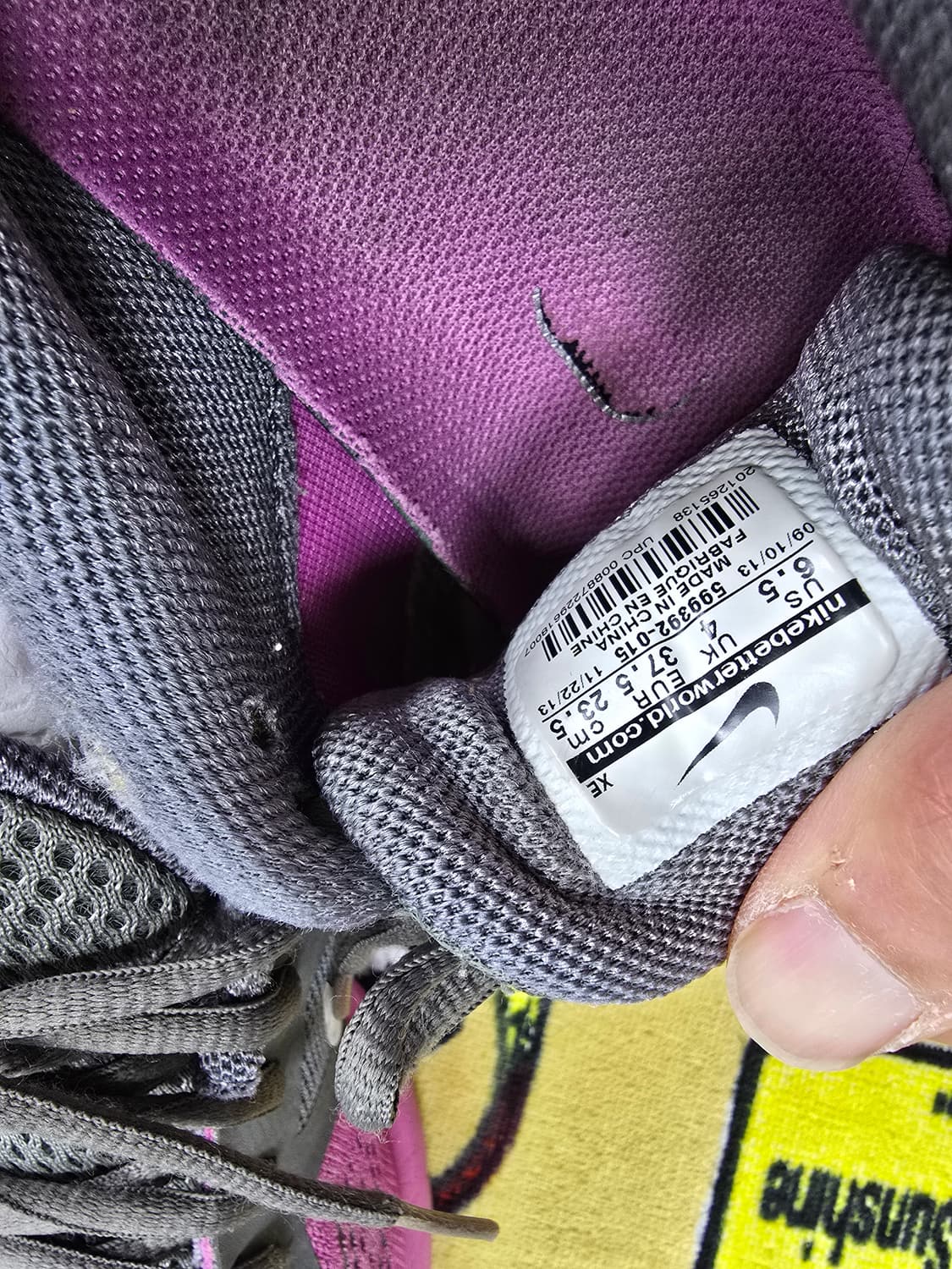 나이키 런닝화 팡크/회색 여성용 (1506) 상품이미지6