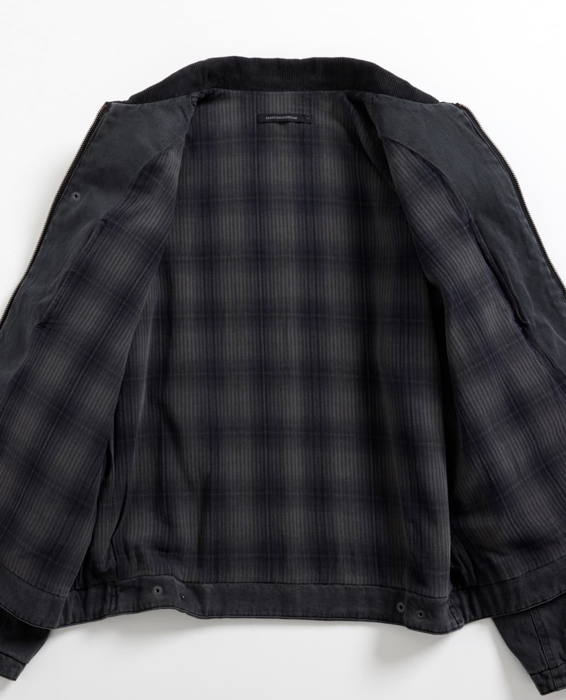 해칭룸 데님 워크 자켓 다이드 블루 그레이 3사이즈 상품이미지5