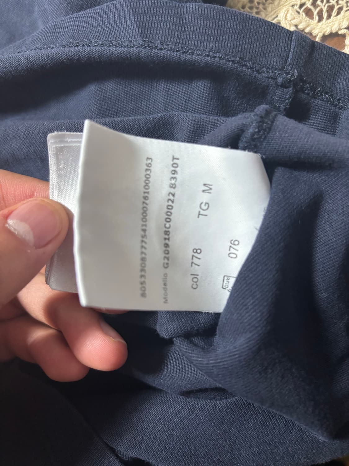 몽클레어 패치 코튼 티셔츠 M사이즈 상품이미지4