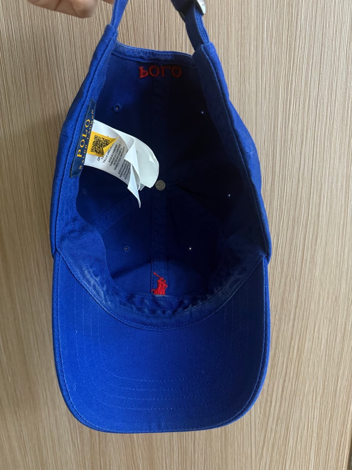 폴로 블루  볼캡 상품이미지3