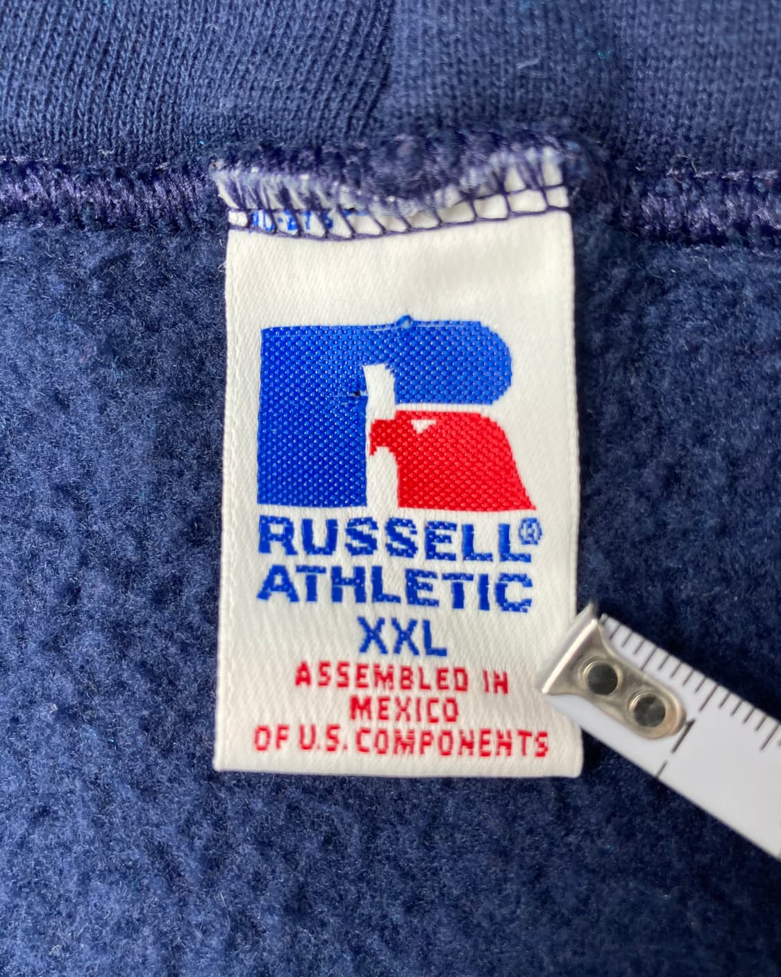 90s Russell Zip Up Hoodie (navy) 상품이미지3