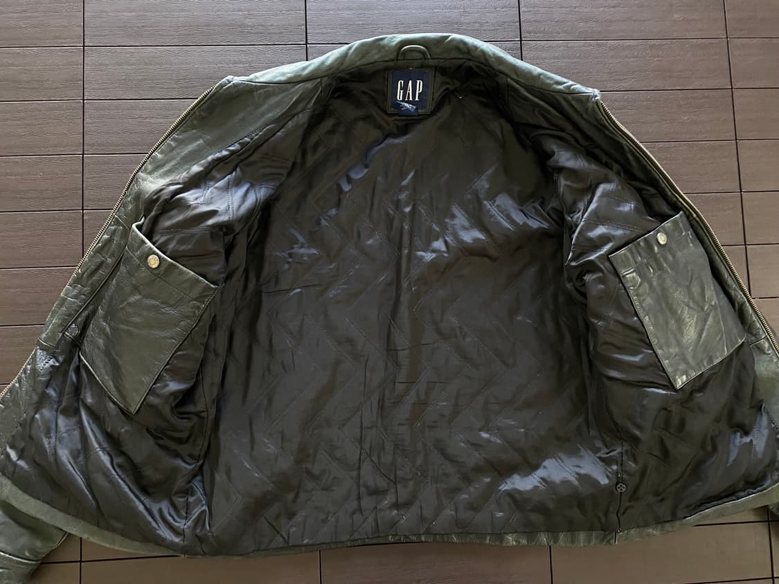 (M) 올드갭 레더 자켓 상품이미지9
