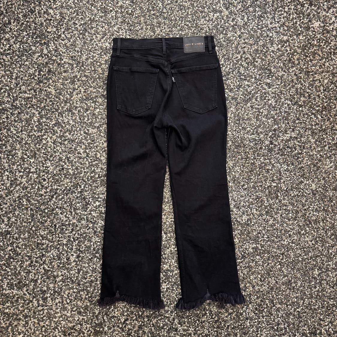 리바이스 라인8 웨스턴 부츠컷 블랙진 (28)  상품이미지5