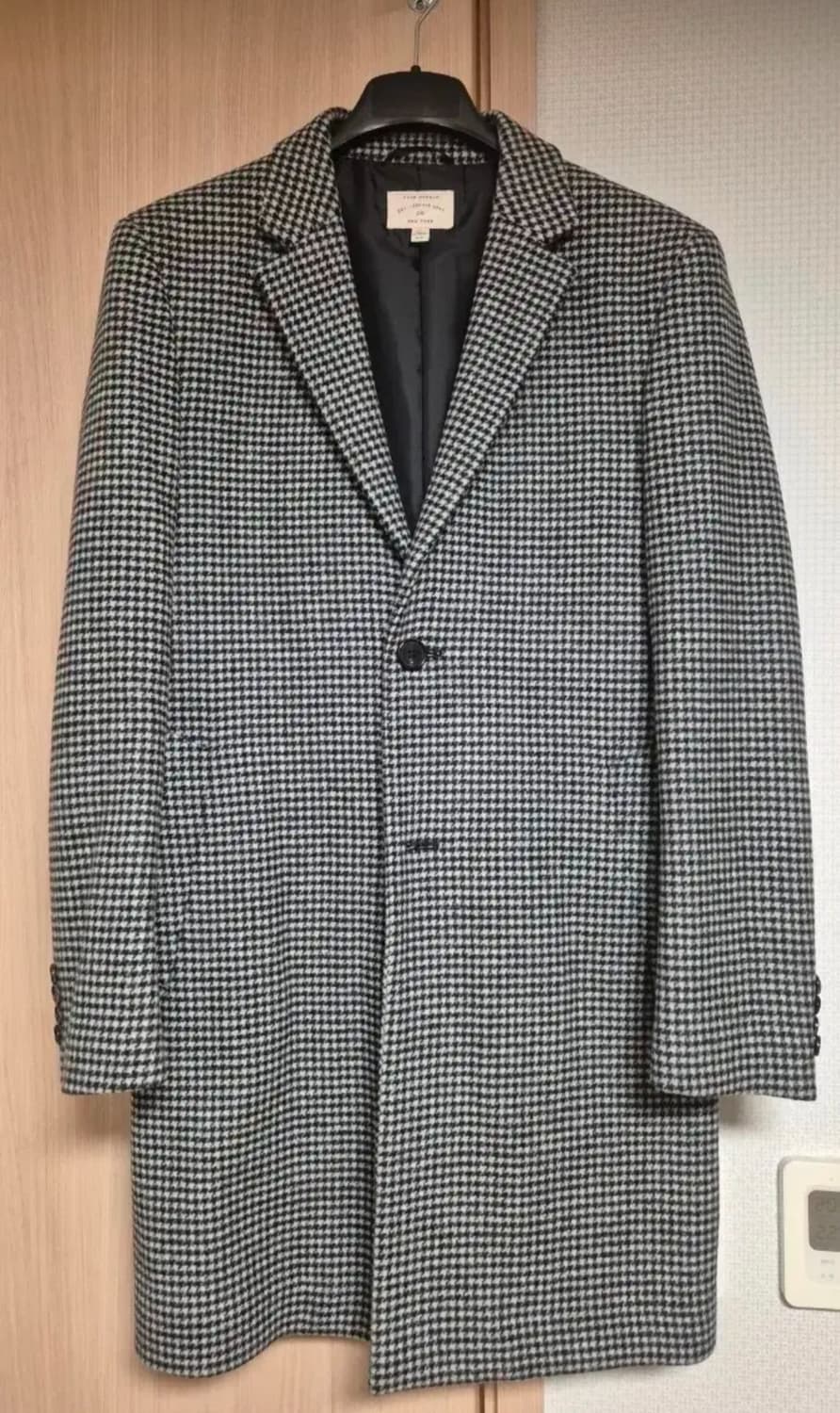 클럽모나코 남성 하운드체크 패턴 코트 M/M (100사이즈) 상품이미지1