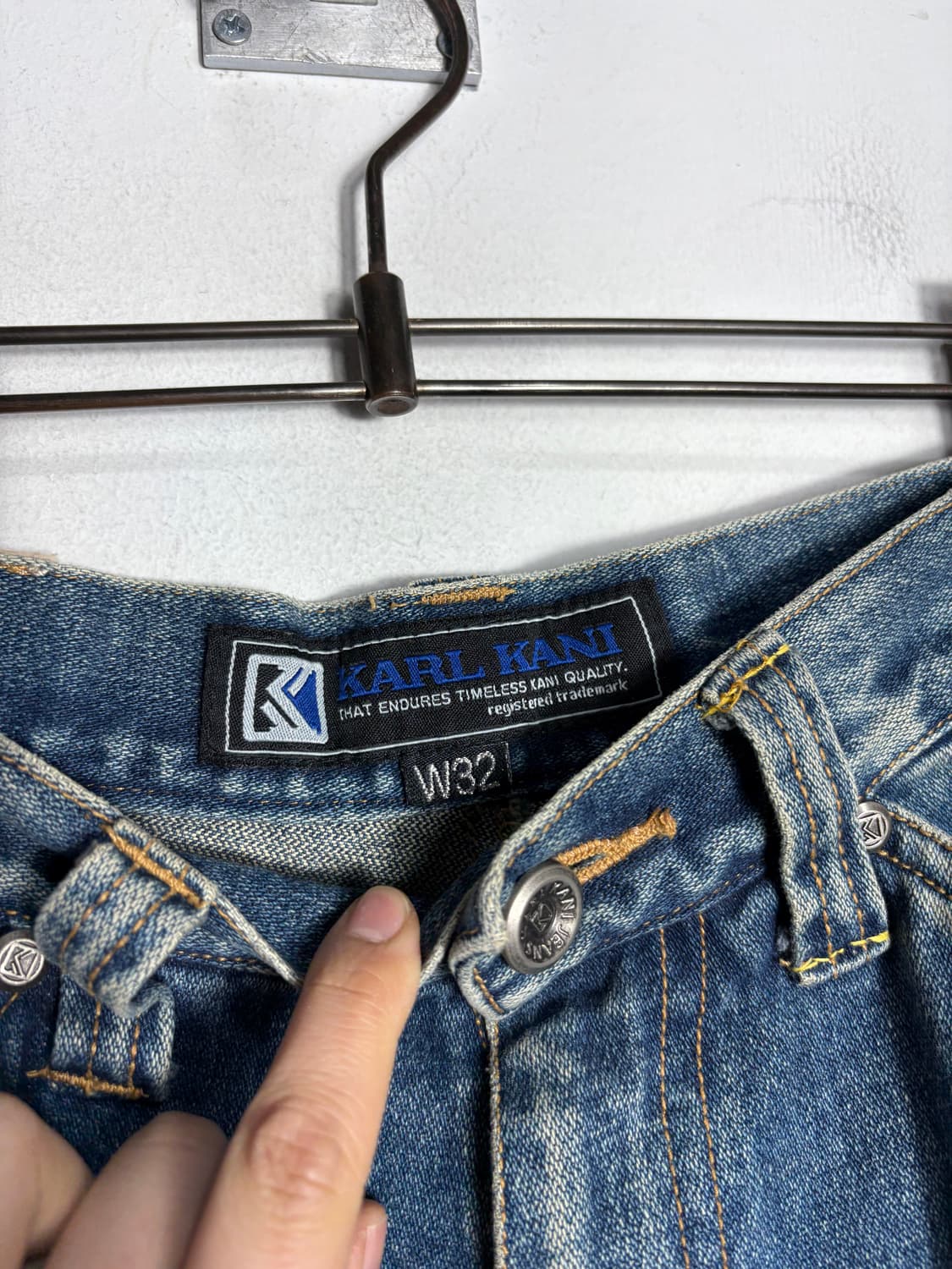Karl kani 칼카니 사이드 라인 데님 카펜터 팬츠 상품이미지7