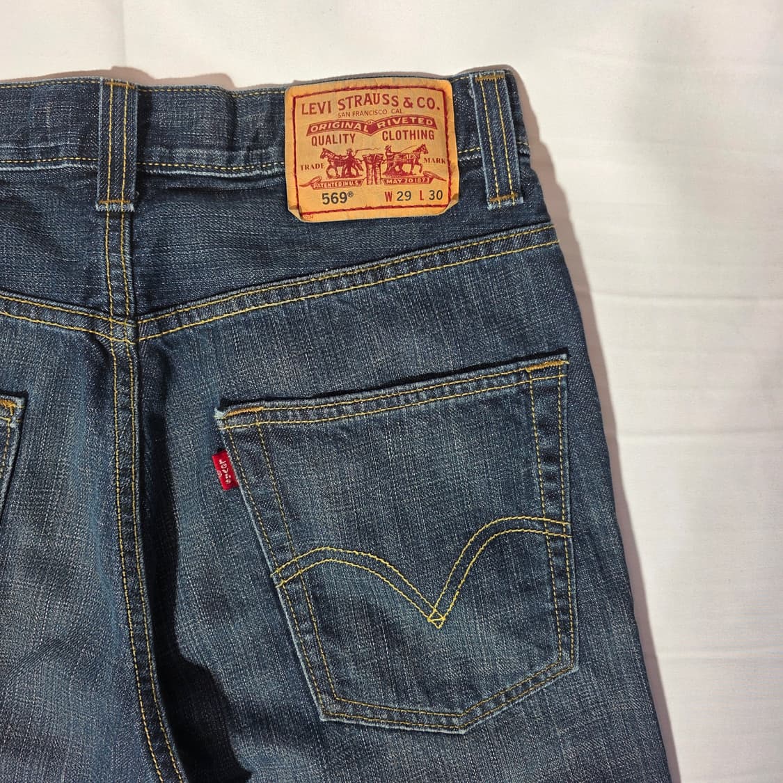 [W29L30]00s 리바이스 569 루즈스트레이트핏 데님 팬츠 상품이미지7