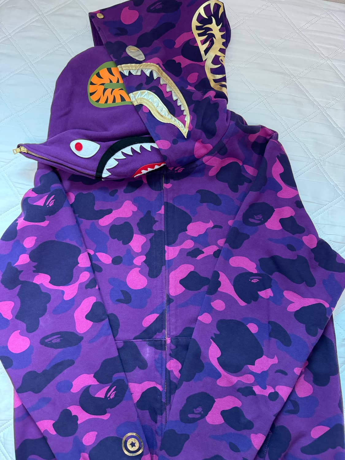 베이프 더블 후드 퍼플 상품이미지1