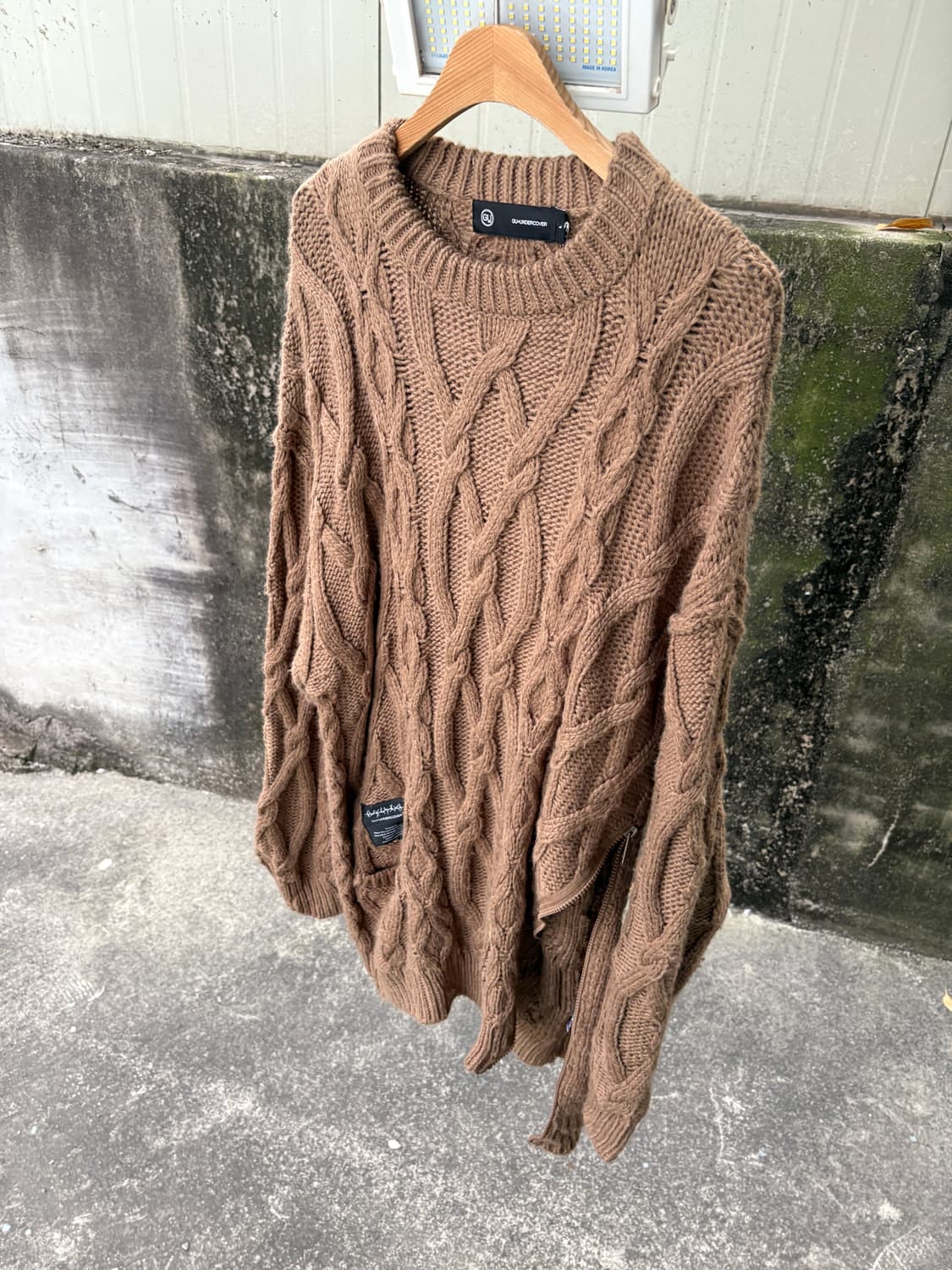 언더커버 x 지유 오버핏 니트 상품이미지3