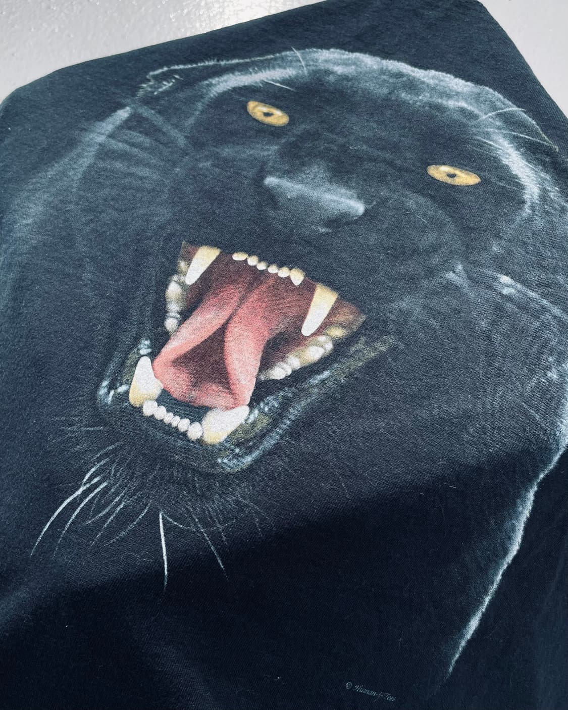 90~00s Black Panther Human-i-Tee T-shirt 상품이미지4