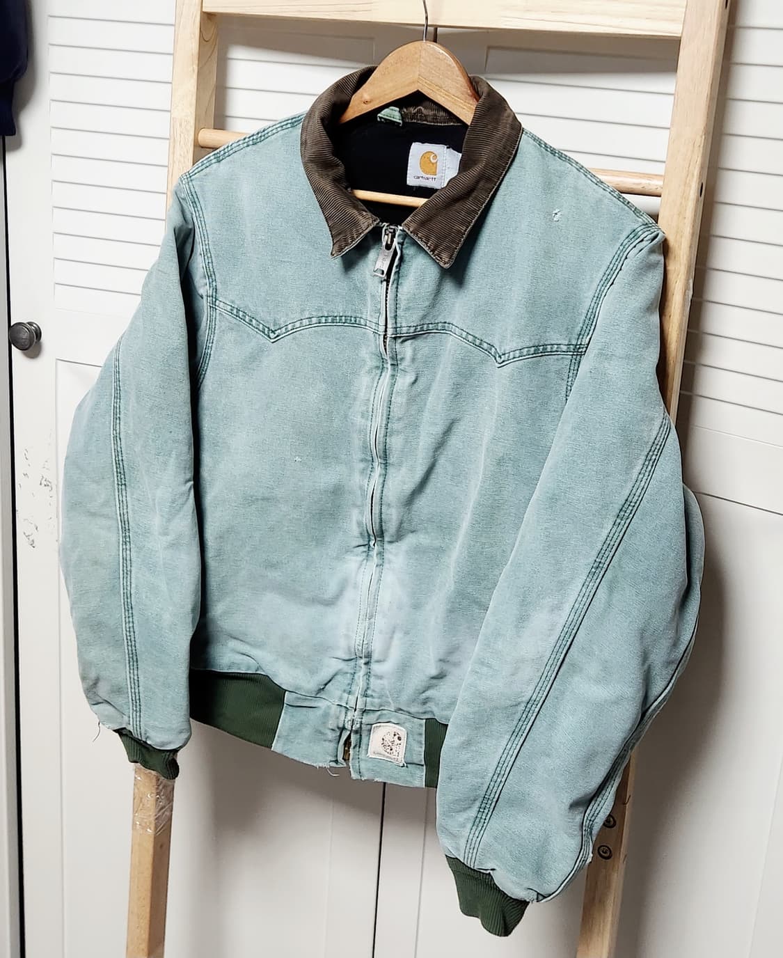 90s 칼하트 JQ2394 Aspen 산타페 세이지그린 자켓 상품이미지2